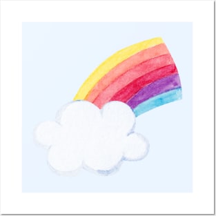 Cloud rainbow Posters and Art